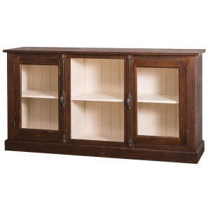 Landhausstil Sideboard mit Glastüren