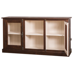 Landhausstil Sideboard mit Glastüren