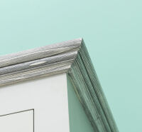 Landhaus Buffetschrank Grau Massivholz