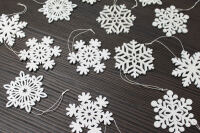 Hänger Schneeflocken 18er-Set