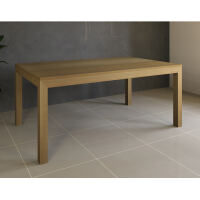 Esstisch Massivholz LINO mit 2 Schubkasten 100 cm