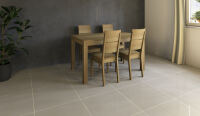 Esstisch Massivholz LINO mit 2 Schubkasten 80 cm