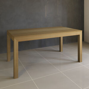 Esstisch Massivholz LINO mit 2 Schubkasten 90 cm
