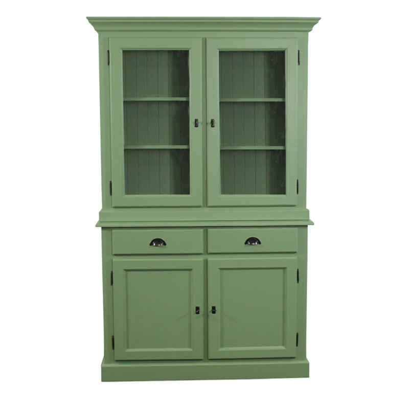 Schmaler Buffetschrank Grün im Landhausstil