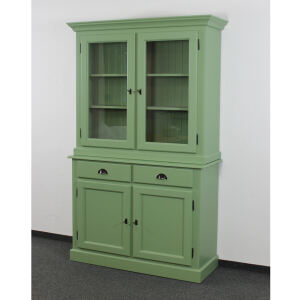 Schmaler Buffetschrank Grün im Landhausstil
