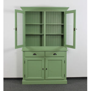 Schmaler Buffetschrank Grün im Landhausstil