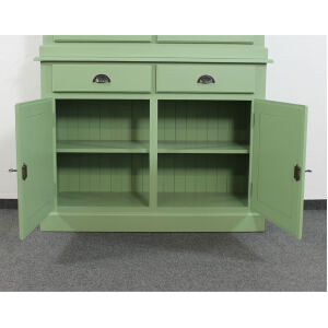 Schmaler Buffetschrank Grün im Landhausstil