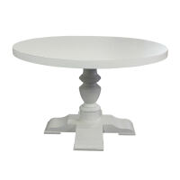 Runder Esstisch weiß shabby Landhausstil