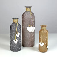 Vintage Vase "Herzchen" 3er Set