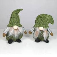 Grüne Wichtel Figur 2er Set