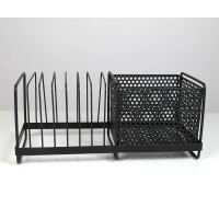 Abtropfhilfe Geschirrhalter Metall schwarz