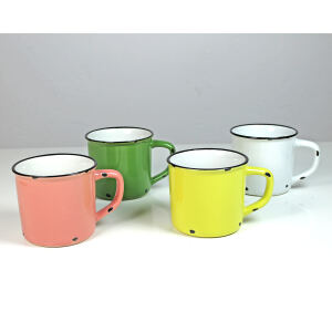Kaffeetassen im Vintage Look - 4er Set