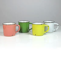 Kaffeetassen im Vintage Look - 4er Set