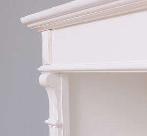 Landhaus Wohnzimmerschrank weiß shabby chic