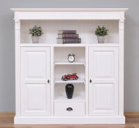 Landhaus Wohnzimmerschrank weiß shabby chic