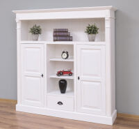 Landhaus Wohnzimmerschrank weiß shabby chic