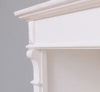 Landhaus Wohnzimmerschrank weiß shabby chic
