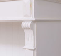 Landhaus Wohnzimmerschrank weiß shabby chic
