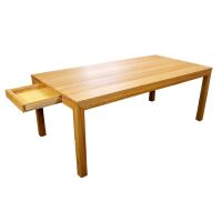 Großer Esstisch Lino Kernbuche 200x100 mit Schubladen