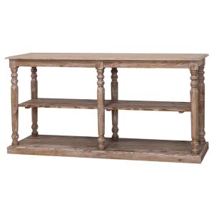 Rustikaler Konsolentisch Holz im Landhausstil