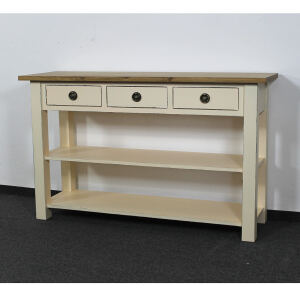 Schmaler Konsolentisch mit Schublade Shabby Chic