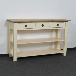 Schmaler Konsolentisch mit Schublade Shabby Chic