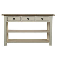 Schmaler Konsolentisch mit Schublade Shabby Chic