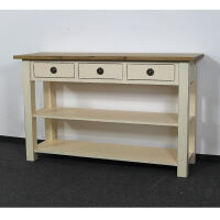Schmaler Konsolentisch mit Schublade Shabby Chic