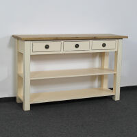 Schmaler Konsolentisch mit Schublade Shabby Chic