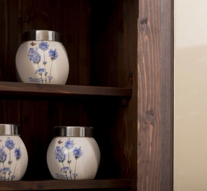 Landhausstil Buffetschrank weiß-braun, Shabby Chic