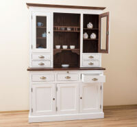 Landhausstil Buffetschrank weiß-braun, Shabby Chic