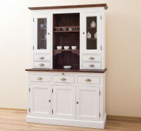 Landhausstil Buffetschrank weiß-braun, Shabby Chic