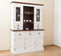 Landhausstil Buffetschrank weiß-braun, Shabby Chic
