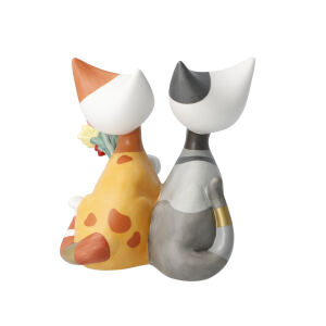 Figur Rosina Wachtmeister - Katzen Mazzo di fiori