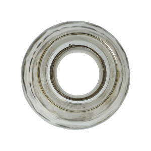 Hohe Glasvase grau Golden Smoke - 30,5 cm
