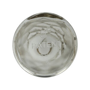 Hohe Glasvase grau Golden Smoke - 30,5 cm