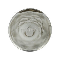 Hohe Glasvase grau Golden Smoke - 30,5 cm