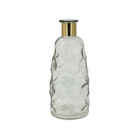 Hohe Glasvase grau Golden Smoke - 30,5 cm