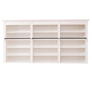 Langer Bücherregal-Aufsatz im Landhausstil,...