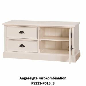 Kleines TV-Sideboard Lyon im Landhausstil lackiert