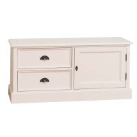 Kleines TV-Sideboard Lyon im Landhausstil lackiert