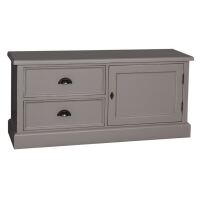 Kleines TV-Sideboard Lyon im Landhausstil lackiert