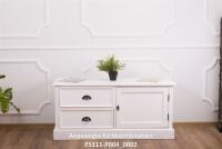 Kleines TV-Sideboard Lyon im Landhausstil lackiert