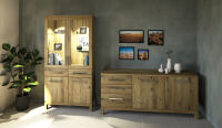 Massives Sideboard Wildeiche geölt 180 cm