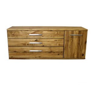 Sideboard Wildeiche geölt 3 Schubladen