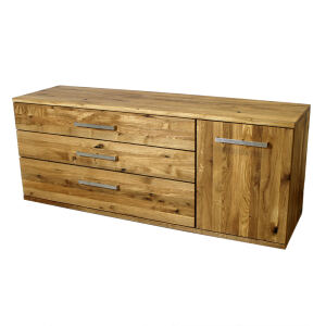 Sideboard Wildeiche geölt 3 Schubladen