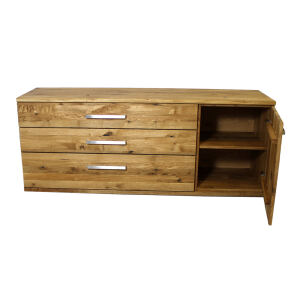 Sideboard Wildeiche geölt 3 Schubladen