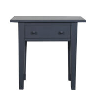Blauer Konsolentisch mit Schublade Vintage
