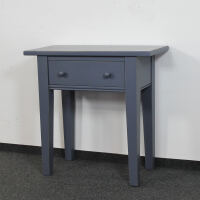 Blauer Konsolentisch mit Schublade Vintage