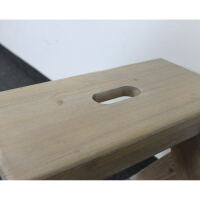 Holz Tritthocker Vintage 2 Stufen